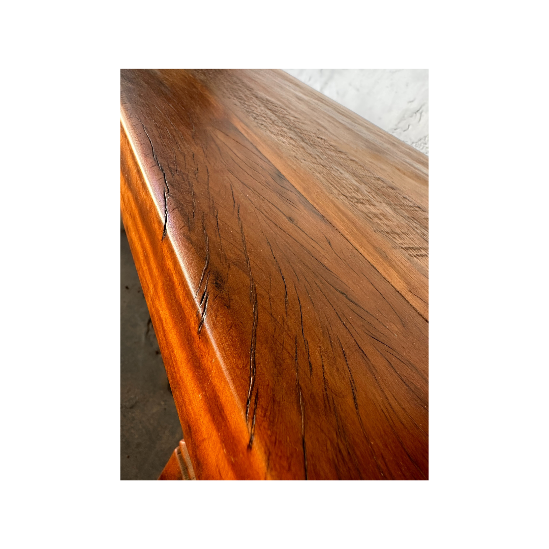 Mesa jantar de madeira rústica 1,60 cm x 90 cm x 80 cm