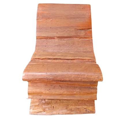 Poltrona Tora Guarantã madeira rústica maciça